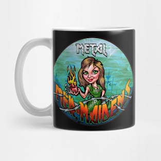 Metal Mer-Maiden Mug